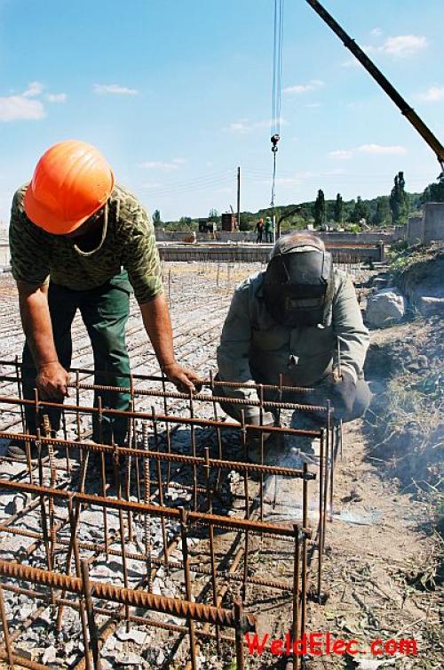 Как варить арматуру для фундамента. Соединение для фундамента