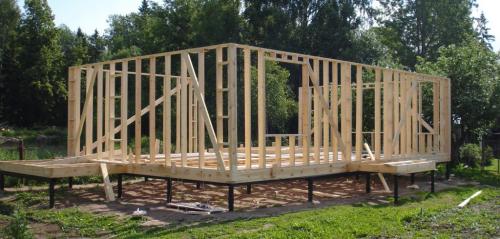 Каркас фундамента дома. Плитный фундамент