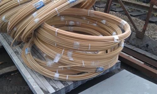 Обвязка стеклопластиковой арматуры ленточного фундамента. Подготовка арматуры 05