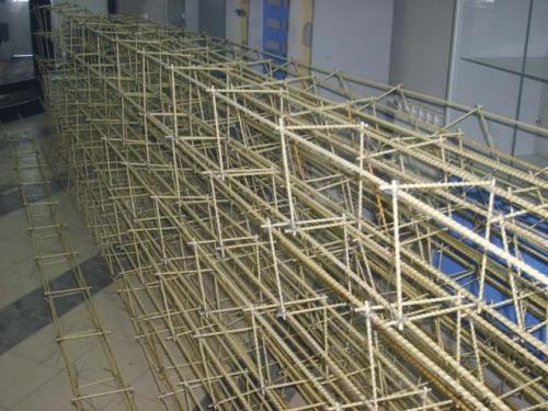 Вязка пластиковой арматуры для ленточного фундамента. Для ленточного фундамента 03