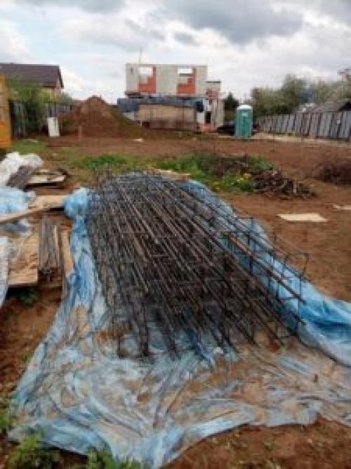 Арматурный каркас для свай. Буронабивные сваи своими руками. Част.  Арматурный каркас для буронабивных свай.