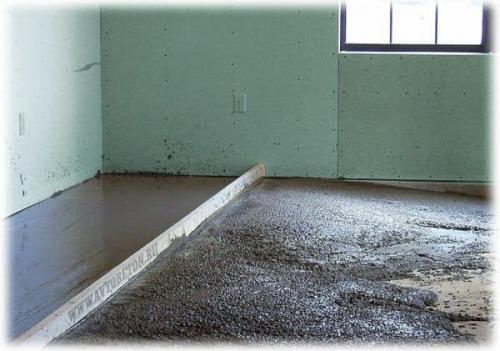 Расход бетона на 1 кв м. Расход цемента на стяжку: как рассчитать количество материалов для заливки пола