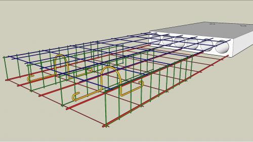 Для чего нужно выполнять армирование плиты перекрытия. Сплошная плита 02