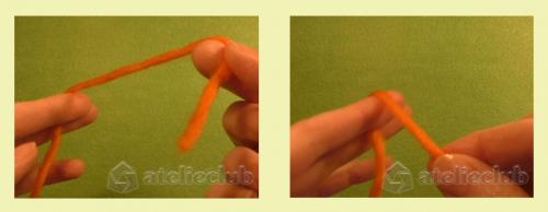 Как сделать узел на крючке для вязания. Как сделать первую петлю крючком