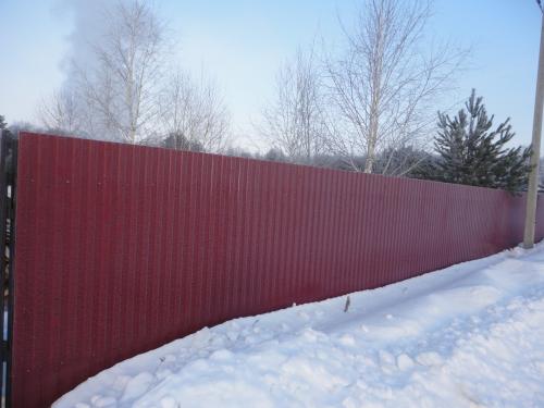 Ленточный фундамент под забор из профнастила.. Разновидности фундамента 11