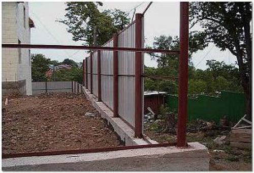 Размеры ленточного фундамента под забор. Как правильно сделать своими руками ленточный фундамент под забор из профнастила с кирпичными столбами