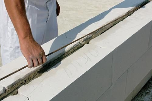 Армирование газобетона через сколько рядов. Как правильно армировать кладку из газобетонных блоков