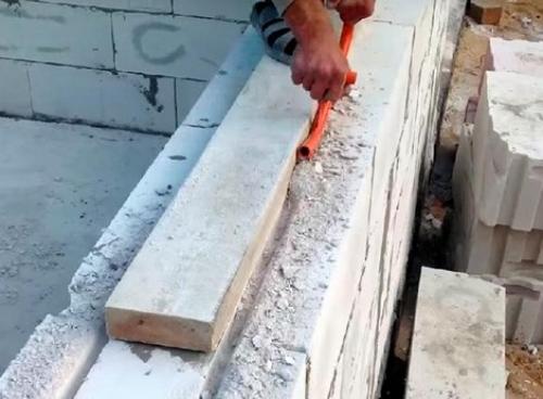Армирование стен из газобетона. Технология и инструменты для армирования стен из газобетонных блоков