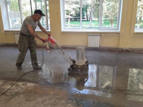 Мокрая шлифовка бетона. Разновидности шлифовки бетонных полов