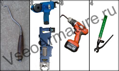 Как лучше вязать арматуру крючком. Инструменты для вязки арматуры, технология работы с ними