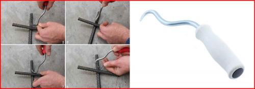 Как вязать арматуру проволокой крючком. Ручные инструменты и приёмы работы 12 Как вязать арматуру проволокой крючком. Ручные инструменты и приёмы работы 12