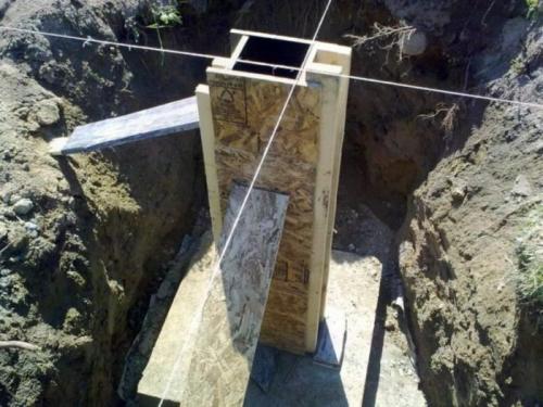 Опалубка для столбчатого фундамента своими руками. Опалубка для столбчатого фундамента дома: схема монтажа