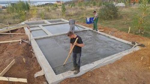 Расчет количества бетона на ленточный фундамент. 