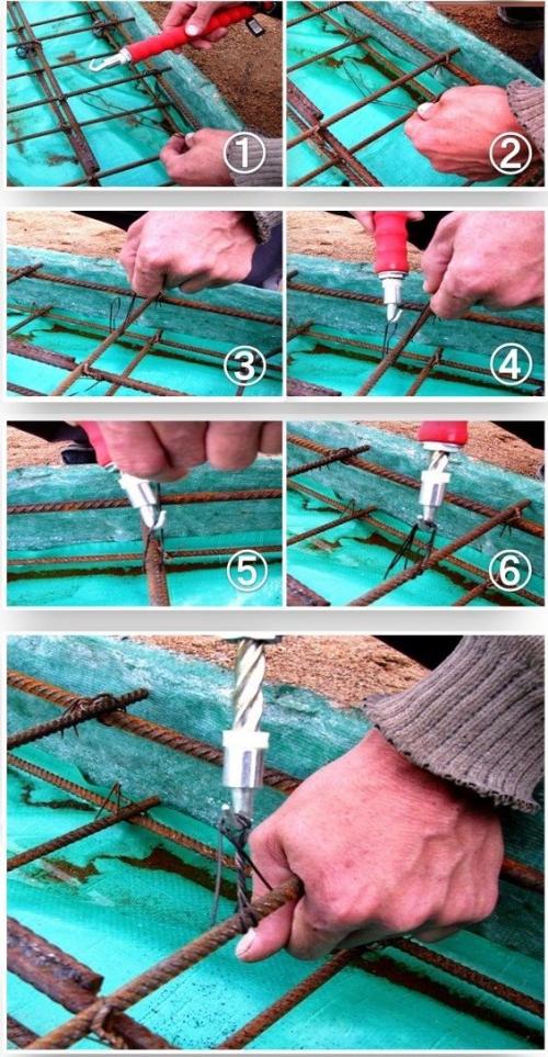Способы вязки арматуры. Способы и схемы вязки арматуры