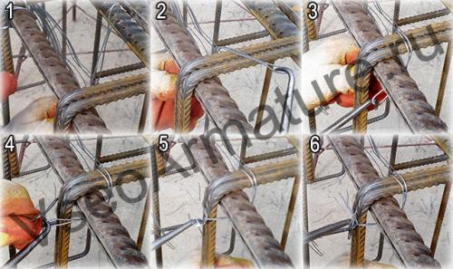 Как вязать арматуру крючком автоматом. Как правильно вязать арматуру крючком?