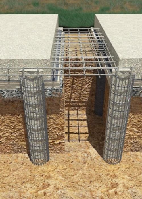 Как проволокой вязать арматуру для свай своими руками. Отличие ростверка от ленточного фундамента 03