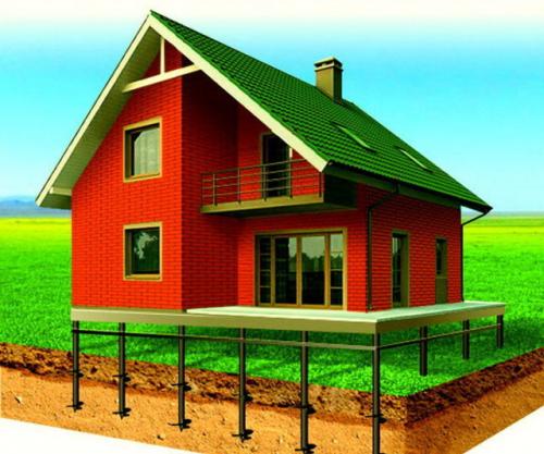 Дом на сваях своими руками. Строительство домов на винтовых сваях – общая информация