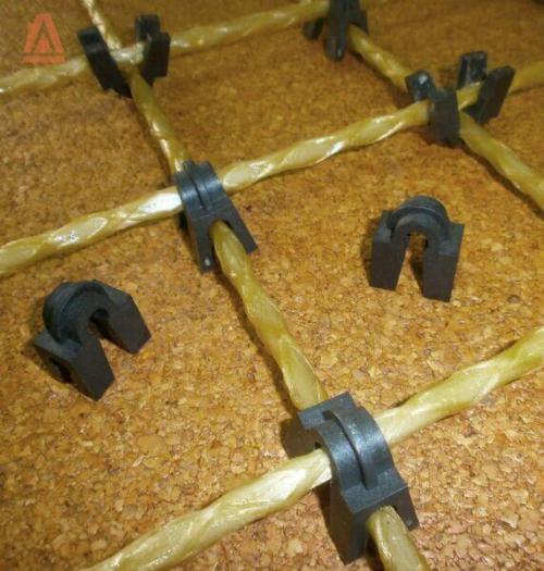 Пластиковая арматура для фундамента. Для плитного фундамента 02