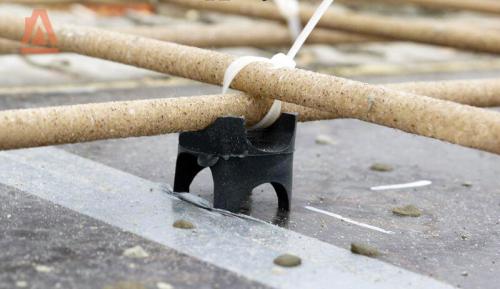 Пластиковая арматура для фундамента. Для плитного фундамента 01