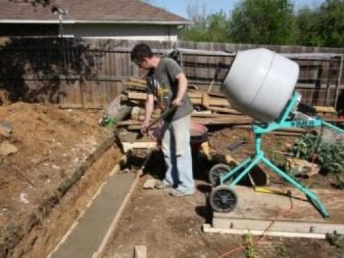 Ленточный монолитный фундамент под каркасный дом. Особенности 09