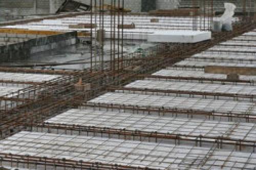 Армирование плиты перекрытия в один слой. Общие правила