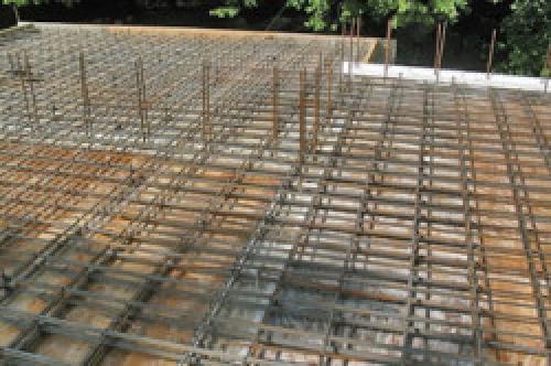 Армирование плиты перекрытия в один слой. Общие правила