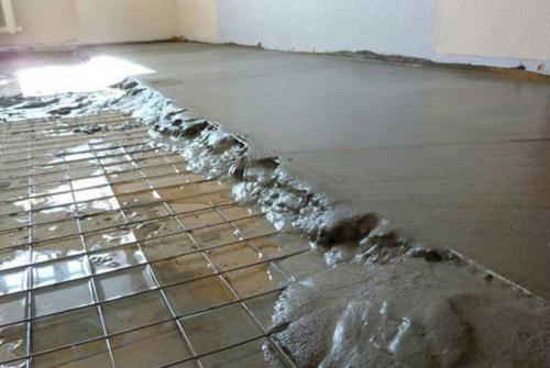 Армирование бетона сеткой. Металлическая сетка