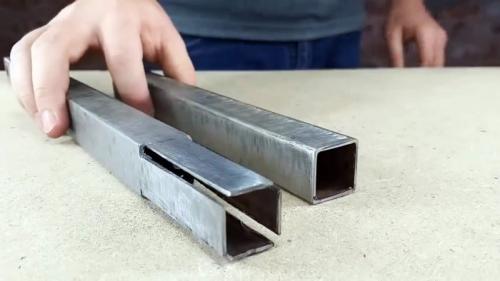 Как соединить профильную трубу без сварки. Процесс соединения двух одинаковых профильных квадратных труб без сварки