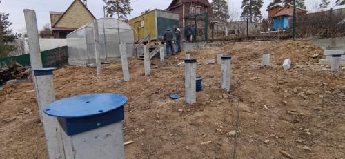 Бетонные сваи под каркасный дом. ЖЕЛЕЗОБЕТОННЫЕ СВАИ: ОПЫТ И РАСЧЕТЫ. Делаем ФУНДАМЕНТ под каркасный дом