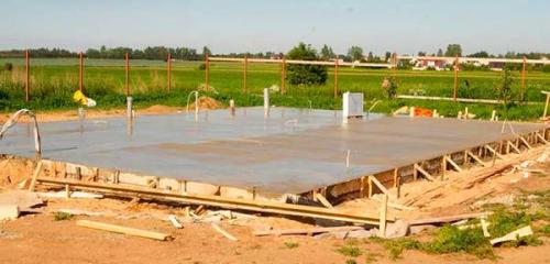 Плитный фундамент. Фундамент монолитная плита